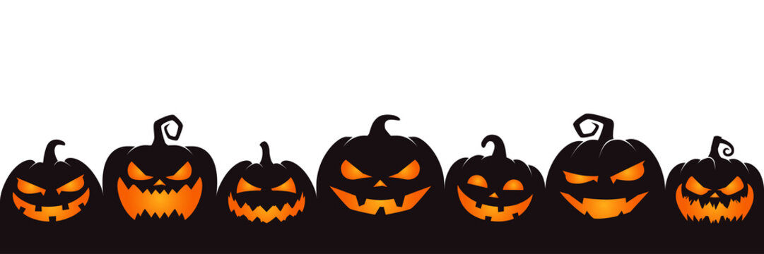 halloween pumpkin on white background Stock Vector | Adobe Stock