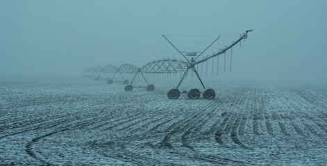 Irrigation Equipment in winter