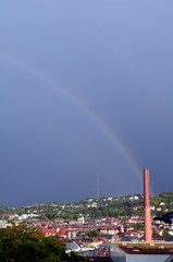 Regenbogen über Stuttgart