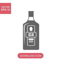 bottle of Gin icon.