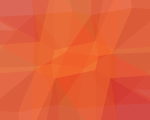 Obraz premium Dark orange, Yellow vector low poly texture. A sample with polygonal shapes. The best triangular design for your business.