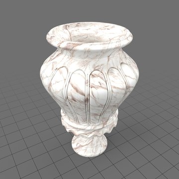 Marble garden urn 1