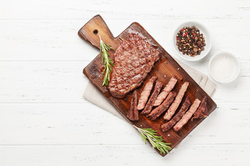 Grilled beef steak