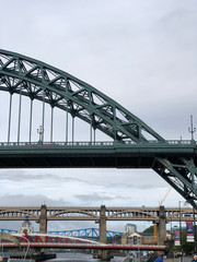 Detail of Tyne Bridge Ironwork in Newcastle