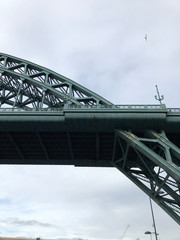 Detail of Tyne Bridge Ironwork in Newcastle