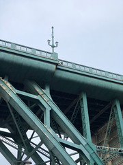 Detail of Tyne Bridge Ironwork in Newcastle