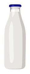 milk bottle vector simple illustraion