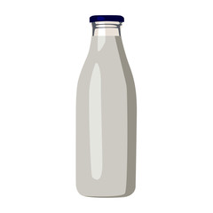 milk bottle vector simple illustraion