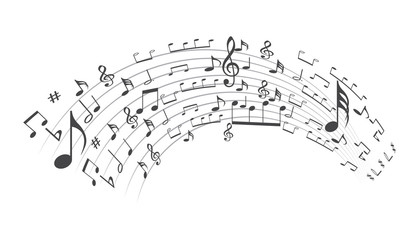 music symbol background , Elements musical background music background  vector