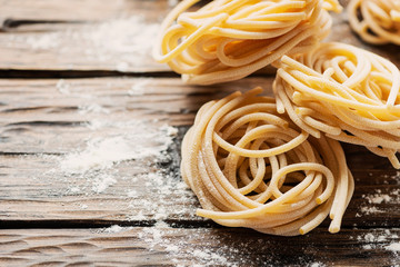 traditional pasta Pici of Tuscany