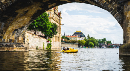 Charles Bridge Prague in Czech Republic.