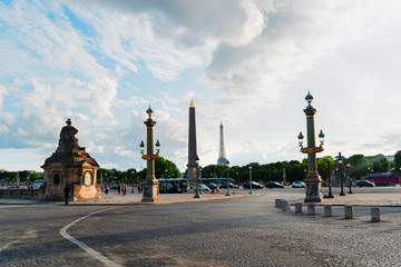 Fototapeta na wymiar Plac de la Concorde, Paris,