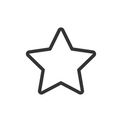 Star Icon Vector Illustration. Star Logo Template