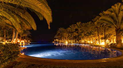 Pool at Night