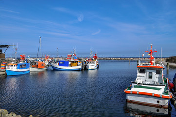 Fototapeta premium Hafen Glowe auf Rügen