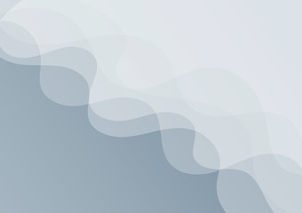 Abstract background with wave shapes overlapping design