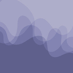 Abstract background with wave shapes overlapping design