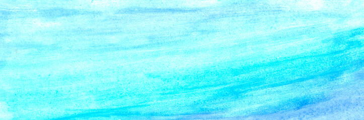 Abstract watercolor blue background with gradient