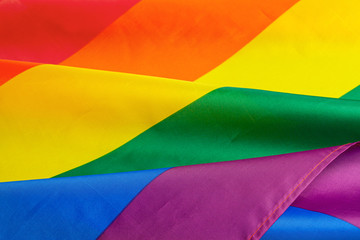 Fototapeta na wymiar LGBT Pride Rainbow Flag.