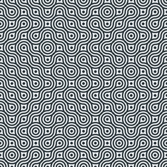 Truchet Random Pattern Generative Tile Art background illustration