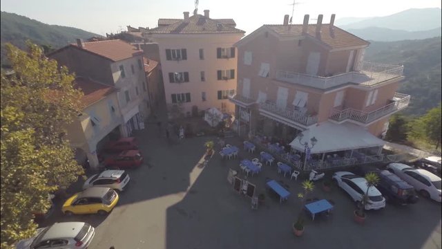 seborga italian village drone shots