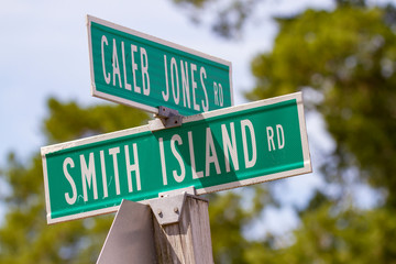 Smith Island road sign