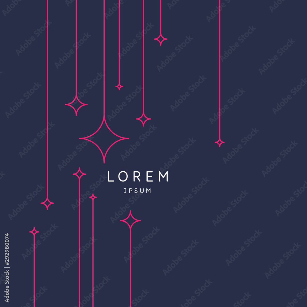 Aufkleber abstract background with geometric shapes. vector template