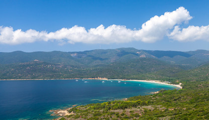 Fototapeta na wymiar Cupabia bay. Coastal panoramic landscape