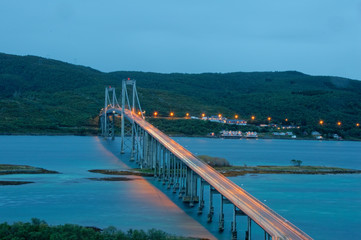 view of the sea and bridge