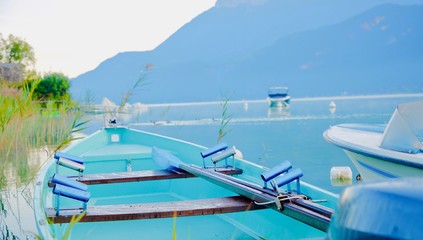  mint boat on the lake