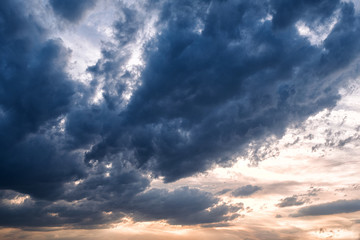 cloudy sunset