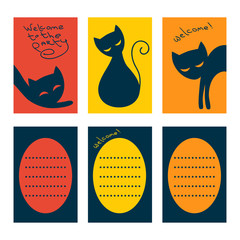 Invitations for a Halloween party