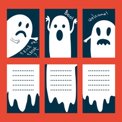 Invitations for a Halloween party