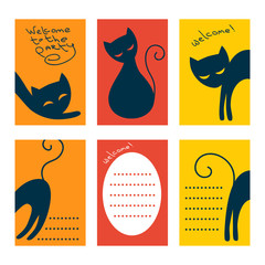 Invitations for a Halloween party