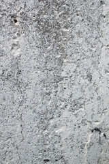 Background of old shabby white plastered wall