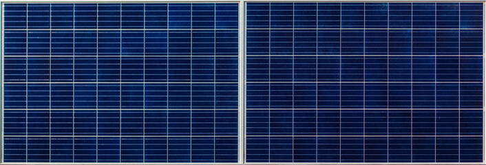 Solarpanel Oberfläche. Solar panel front.