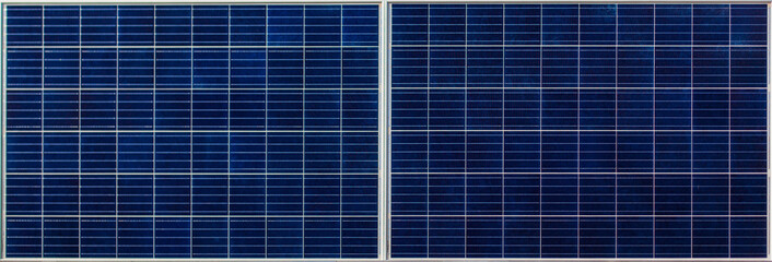 Solarpanel Oberfläche. Solar panel front.