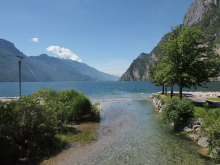 Riva del Garda am Gardasee im Trentino 