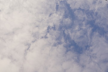 White Clouds on a Blue Sky