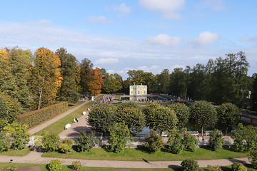 Russia, St. Petersburg, September 28, 2019, Catherine Park.