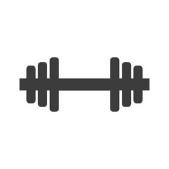 Fototapeta premium Barbell icon on white background