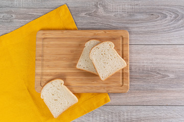 slices of white bread