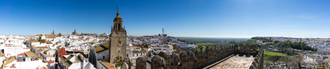 Carmona panorama view in Andalusia Spain not far from Sevilla