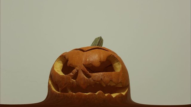 Horror halloween pumpkin