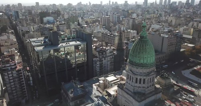 Congreso de La Nacion Argentina, Drone, Congress, Politics, Power, Buenos Aires