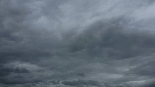 time lapse raining clouds in the sky background 