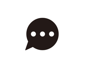 Fototapeta premium Chat icon symbol vector