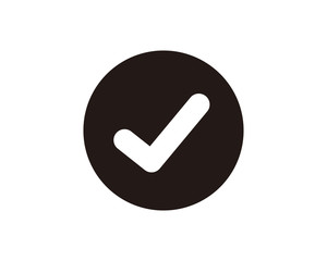 Check mark icon symbol vector