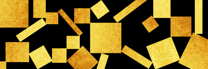 金箔のバナー