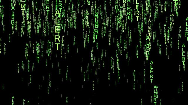 Alert data code matrix style